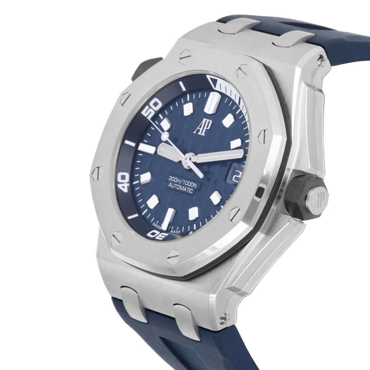 Audemars Piguet Royal Oak Offshore Selfwinding Chronograph Stainless Steel 42mm Blue Dial Replica