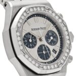 Audemars Piguet Royal Oak Offshore Stainless Steel Silver Dial Diamond Bezel Replica