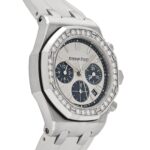 Audemars Piguet Royal Oak Offshore Stainless Steel Silver Dial Diamond Bezel Replica