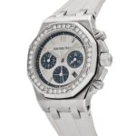 Audemars Piguet Royal Oak Offshore Stainless Steel Silver Dial Diamond Bezel Replica
