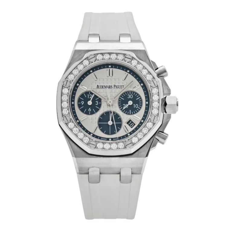 Audemars Piguet Royal Oak Offshore Stainless Steel Silver Dial Diamond Bezel Replica
