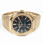 Audemars Piguet Royal Oak Rose Gold Watch Black Dial Replica