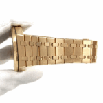Audemars Piguet Royal Oak Rose Gold Watch Black Dial Replica