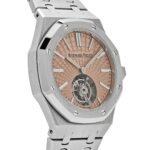 Audemars Piguet Royal Oak Selfwinding Flying Tourbillon Titanium Salmon Dial Limited Edition Replica