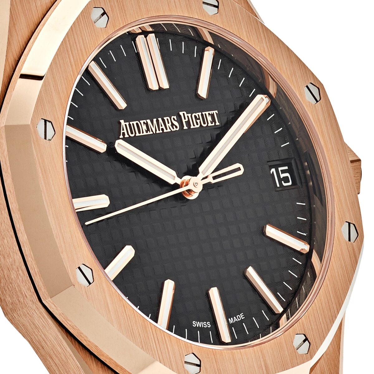 Audemars Piguet Royal Oak Selfwinding Rose Gold 50th Anniversary Black Dial Replica