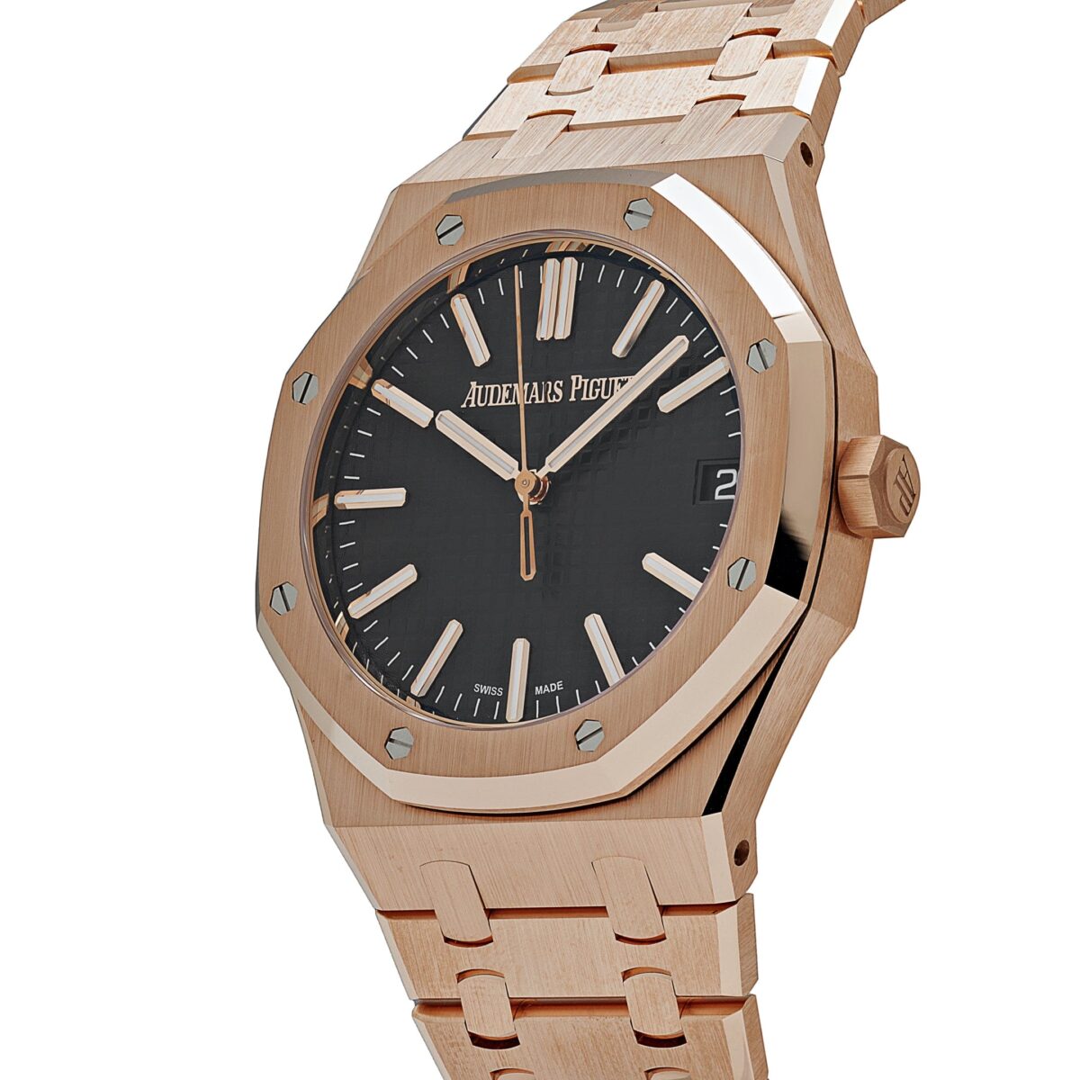 Audemars Piguet Royal Oak Selfwinding Rose Gold 50th Anniversary Black Dial Replica