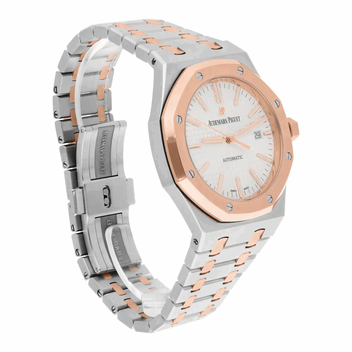 Audemars Piguet Royal Oak Selfwinding Rose Gold & Stainless Steel Watch Replica