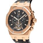 Audemars Piguet Royal Oak Tourbillon Chronograph Rose Gold Black Dial Replica