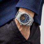Audemars Piguet Royal Oak Tourbillon Extra-Thin Steel Blue Dial Replica