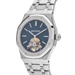 Audemars Piguet Royal Oak Tourbillon Extra-Thin Steel Blue Dial Replica