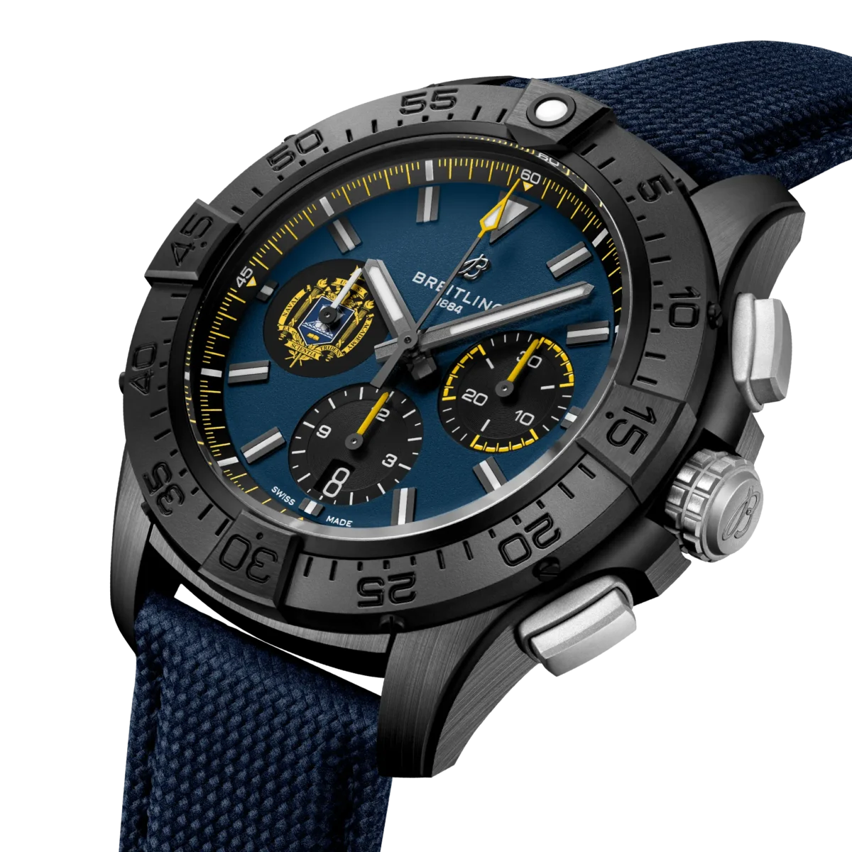 Avenger B01 Chronograph 44 Night Mission US Naval Academy Replica