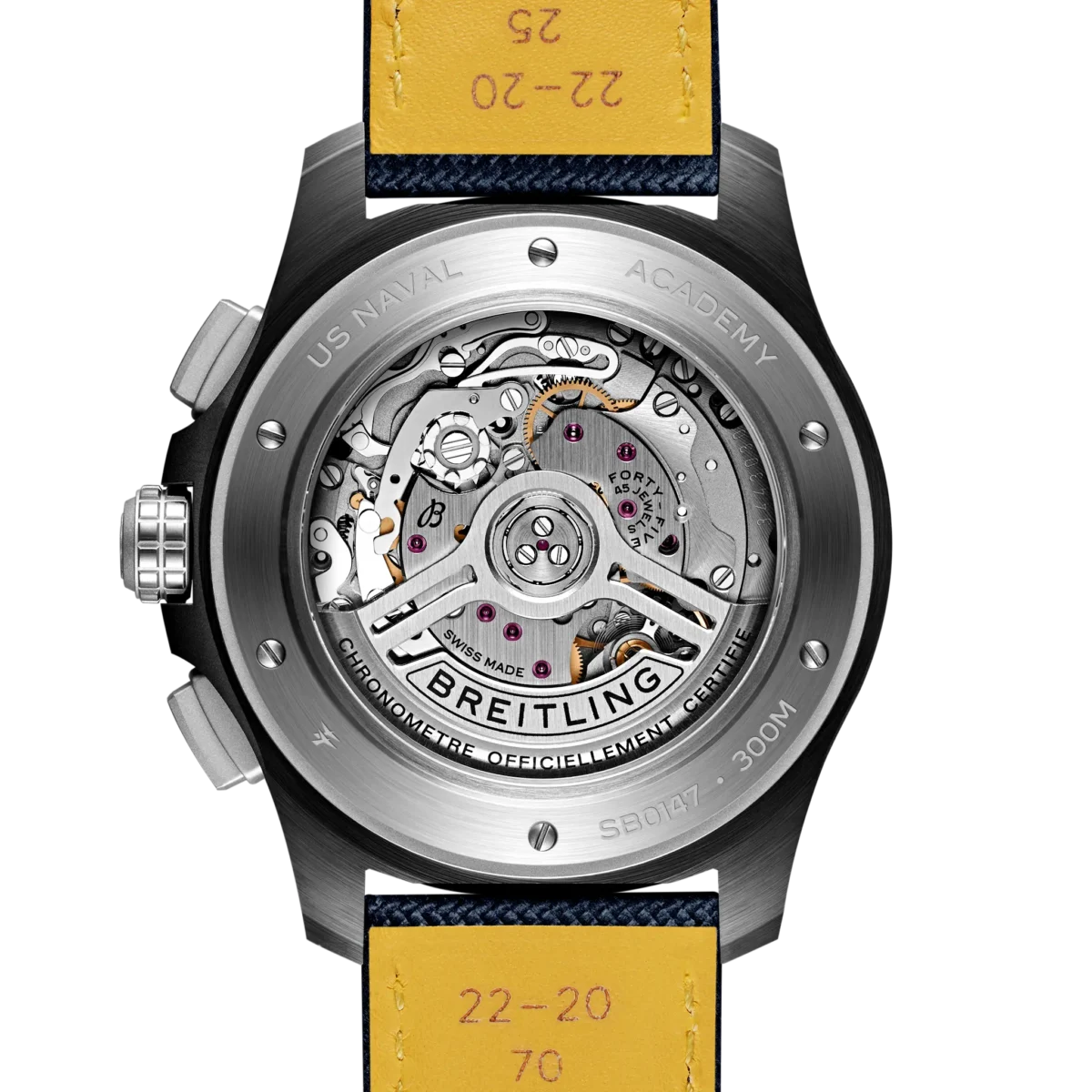 Avenger B01 Chronograph 44 Night Mission US Naval Academy Replica