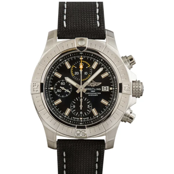 Breitling Avenger Chronograph 45 Black Dial Replica