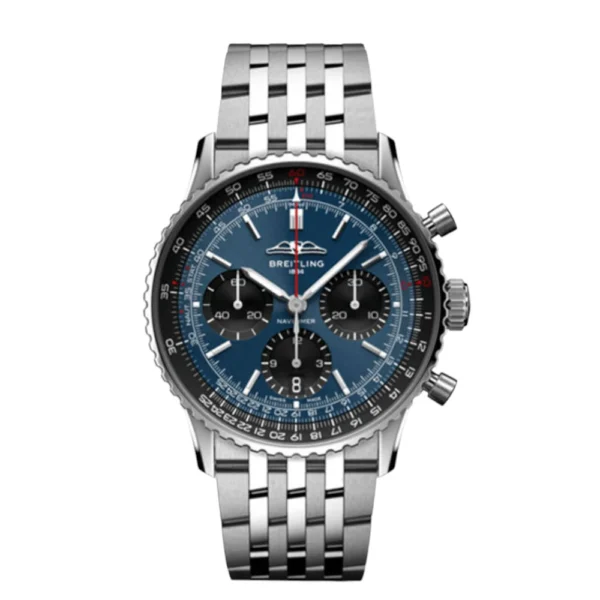 Breitling Navitimer  Super Blue Dial 41mm Stainless Steel Men’s Watch Replica