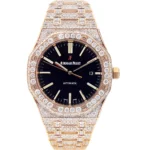 Diamond Audemars Piguet Royal Oak 18K Pink Gold 41 MM Replica