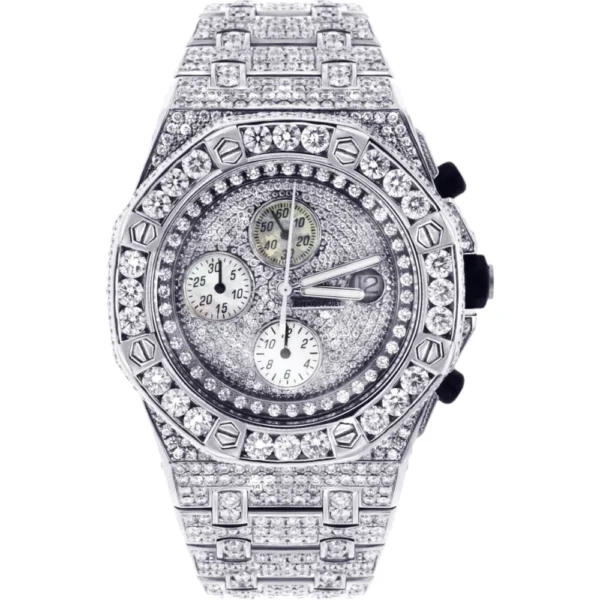 Diamond Audemars Piguet Royal Oak Offshore Stainless Steel 42 MM Replica