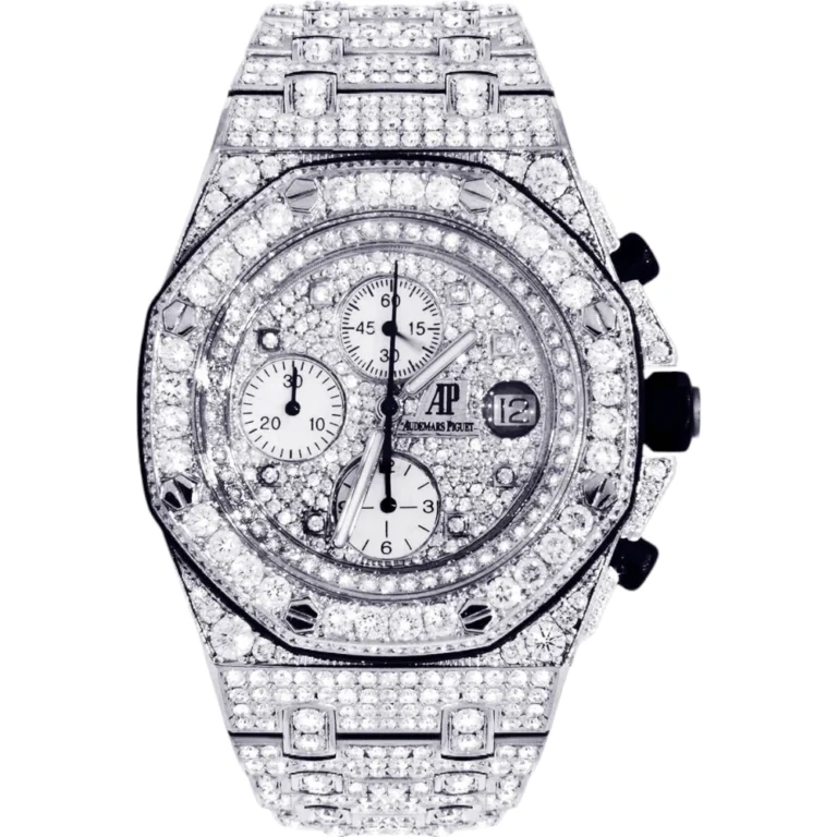 Diamond Audemars Piguet Royal Oak Offshore Stainless Steel 42 MM Replica