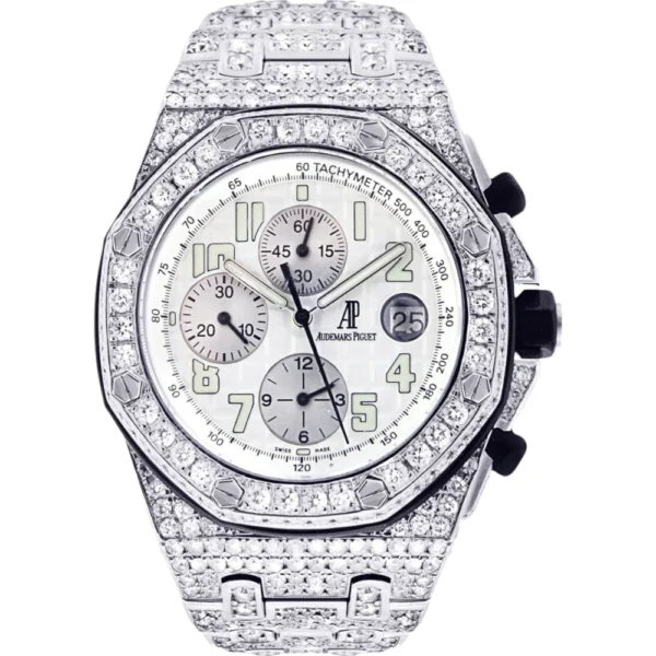 Diamond Audemars Piguet Royal Oak Offshore Stainless Steel 42 Mm Replica