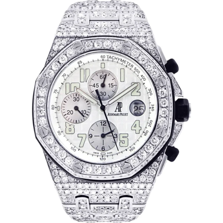Diamond Audemars Piguet Royal Oak Offshore Stainless Steel 42 Mm Replica