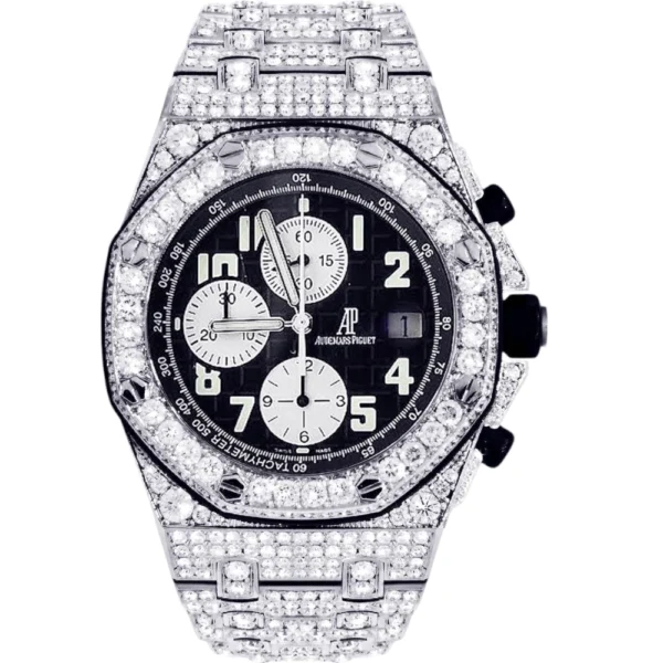 Diamond Audemars Piguet Royal Oak Offshore Stainless Steel 42 MM Replica