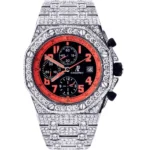 Diamond Audemars Piguet Royal Oak Offshore Volcano Stainless Steel 42 MM Replica
