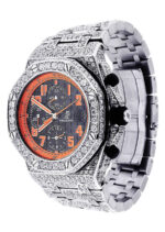 Diamond Audemars Piguet Royal Oak Offshore Volcano Stainless Steel 42 MM Replica