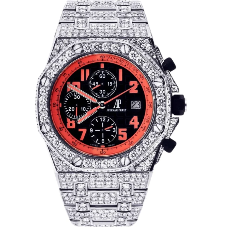 Diamond Audemars Piguet Royal Oak Offshore Volcano Stainless Steel 42 MM Replica