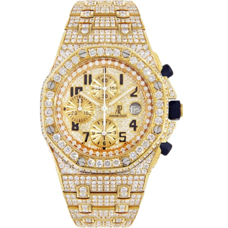 Diamond Audemars Piguet Royal Oak Offshore18K Yellow Gold 42 MM Replica