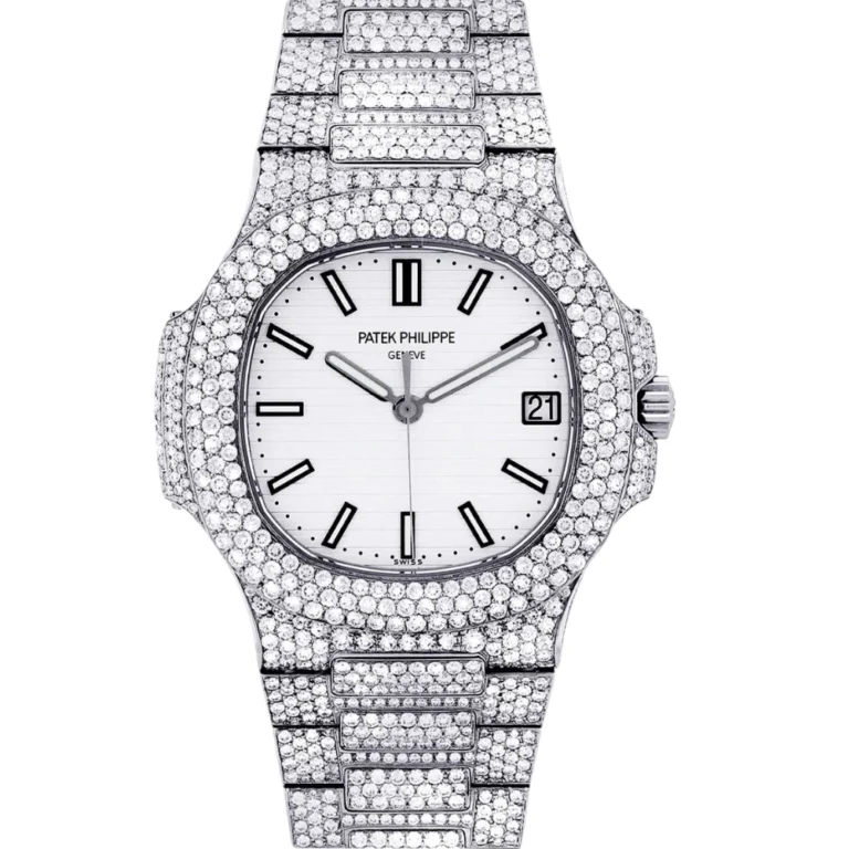 Diamond Patek Philippe Nautilus Stainless Steel Replica