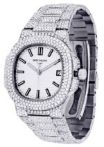 Diamond Patek Philippe Nautilus Stainless Steel Replica