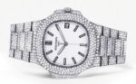 Diamond Patek Philippe Nautilus Stainless Steel Replica