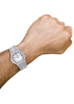 Diamond Patek Philippe Nautilus Stainless Steel Replica