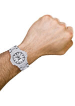 Diamond Patek Philippe Nautilus Stainless Steel Replica