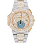 Diamond Patek Philippe Nautilus Two Tone Replica
