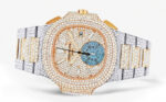 Diamond Patek Philippe Nautilus Two Tone Replica