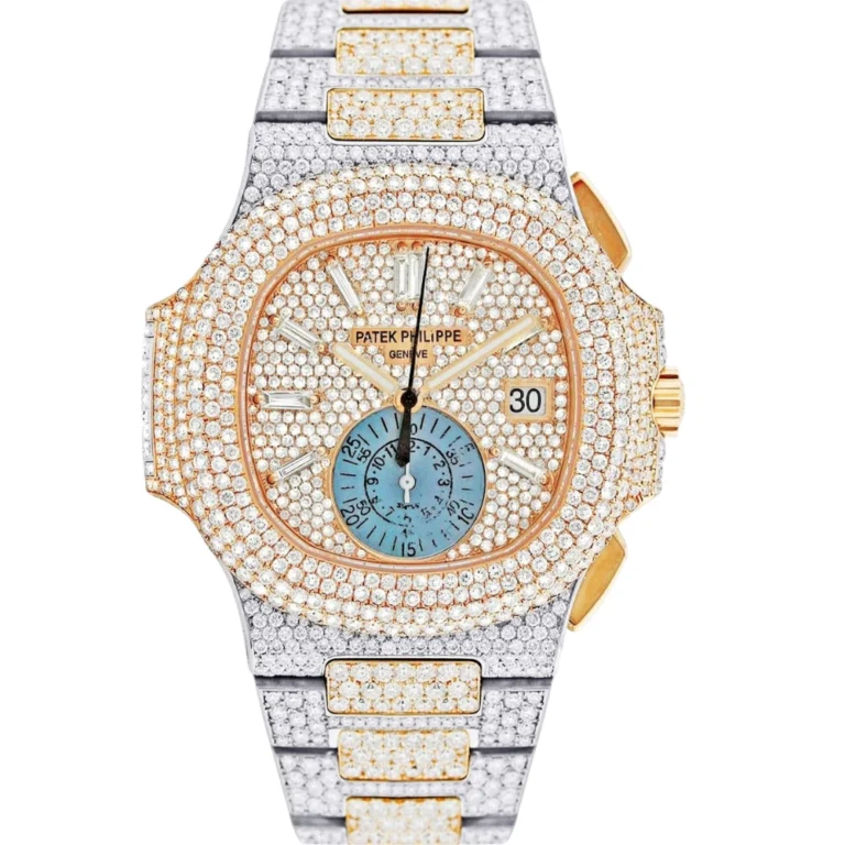 Diamond Patek Philippe Nautilus Two Tone Replica