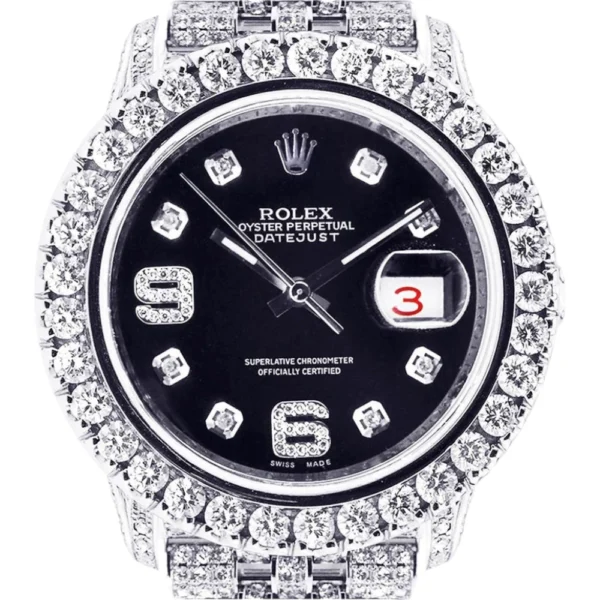 Diamond Rolex Datejust Stainless Steel 36 MM Replica