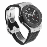 Hublot Big Bang 44 MM Black Dial Ceramic Bezel Rubber Band Unworn Replica