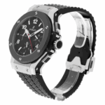Hublot Big Bang 44 MM Black Dial Ceramic Bezel Rubber Band Unworn Replica
