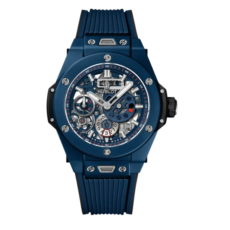 Hublot Big Bang Meca 45mm Blue Ceramic with Blue Rubber Watch Replica