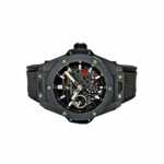 Hublot Big Bang Meca Black Ceramic with Black Rubber Watch Replica