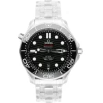 Omega Seamaster Automatic Chronometer Black Dial Men’s Watch Replica