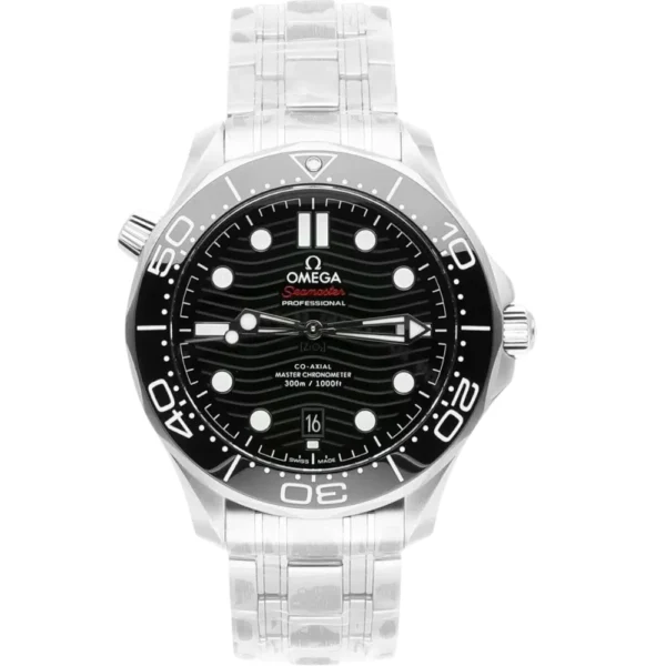 Omega Seamaster Automatic Chronometer Black Dial Men’s Watch Replica