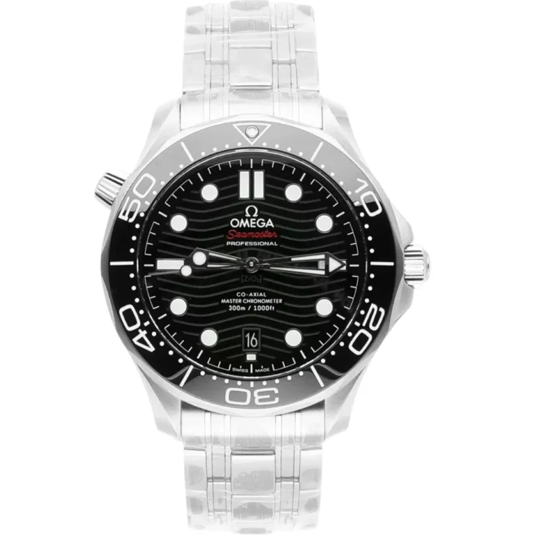 Omega Seamaster Automatic Chronometer Black Dial Men’s Watch Replica