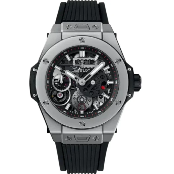 Hublot Big Bang Meca Titanium with Black Rubber Watch Replica