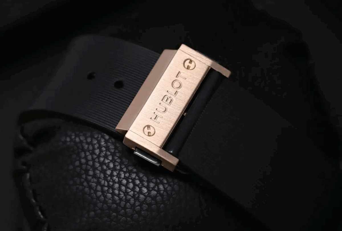Hublot Big Bang Rose Gold with Black Rubber Watch Replica