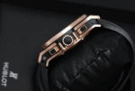 Hublot Big Bang Rose Gold with Black Rubber Watch Replica
