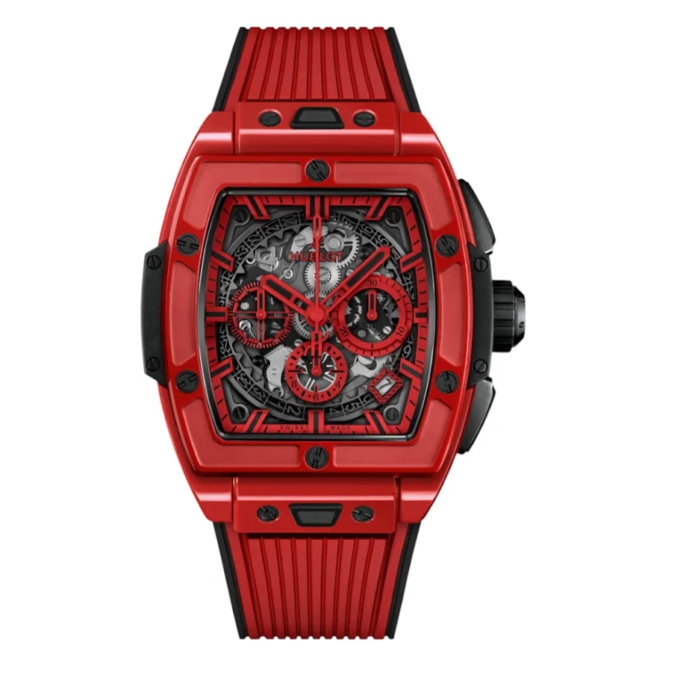 Hublot Big Bang Spirit of 42mm Red Ceramic With Red Rubber Watch Replica