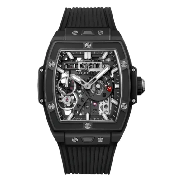 Hublot Big Bang Spirit of Meca Black Ceramic With Black Rubber Watch Replica