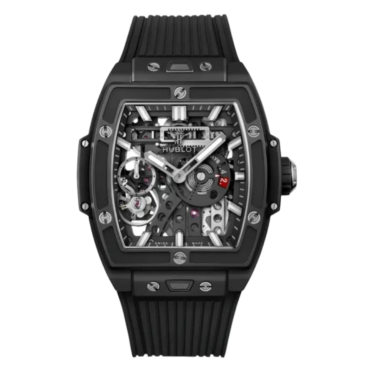 Hublot Big Bang Spirit of Meca Black Ceramic With Black Rubber Watch Replica